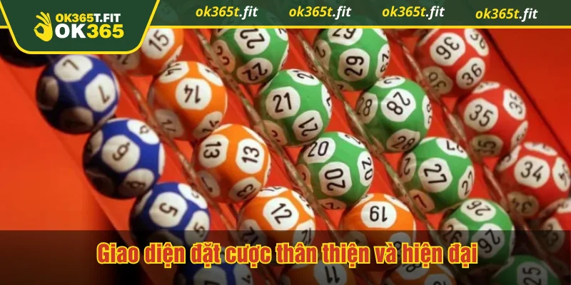 Giao diện đặt cược thân thiện và hiện đại