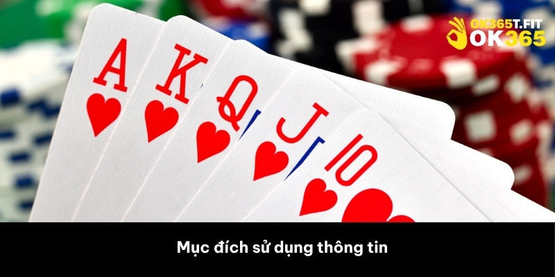 Mục đích sử dụng thông tin