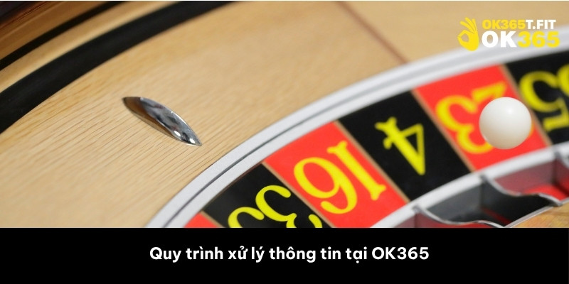 Quy trình xử lý thông tin tại OK365 – Minh bạch và tuân thủ pháp lý