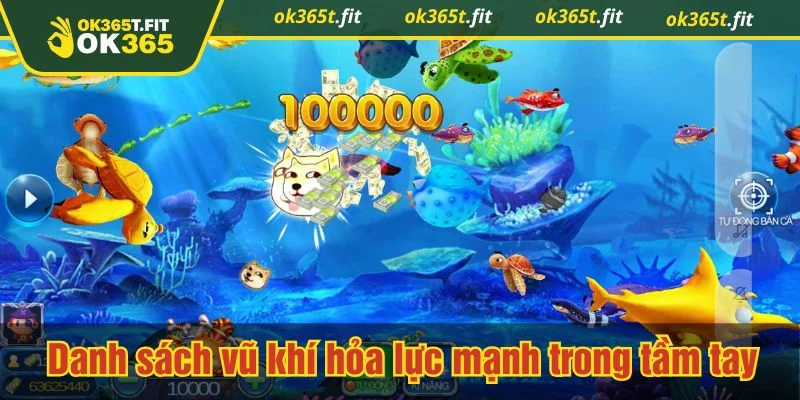 Trong game có nhiều loại vũ khí mạnh mẽ