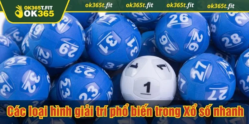 Xổ số nhanh Ok365 phân chia thành nhiều hình thức
