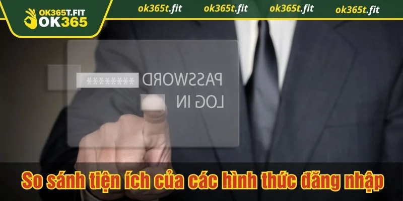 OK365 hỗ trợ đăng nhập trên web và di động