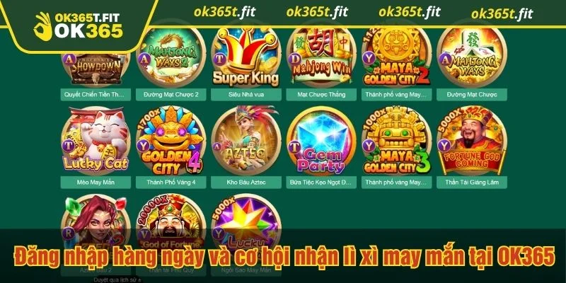 Đăng nhập hàng ngày là thói quen giúp tối ưu ưu đãi tại OK365